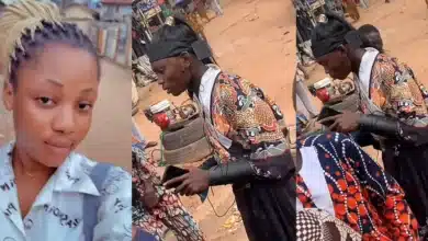 Lady in awe as she finds Lee Min Ho in Ibadan