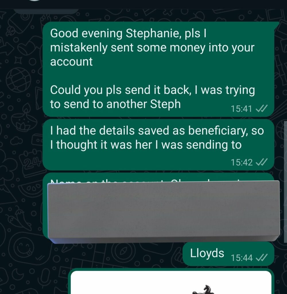 Man left wowed after friend spends his £1k he mistakenly sent to her account
