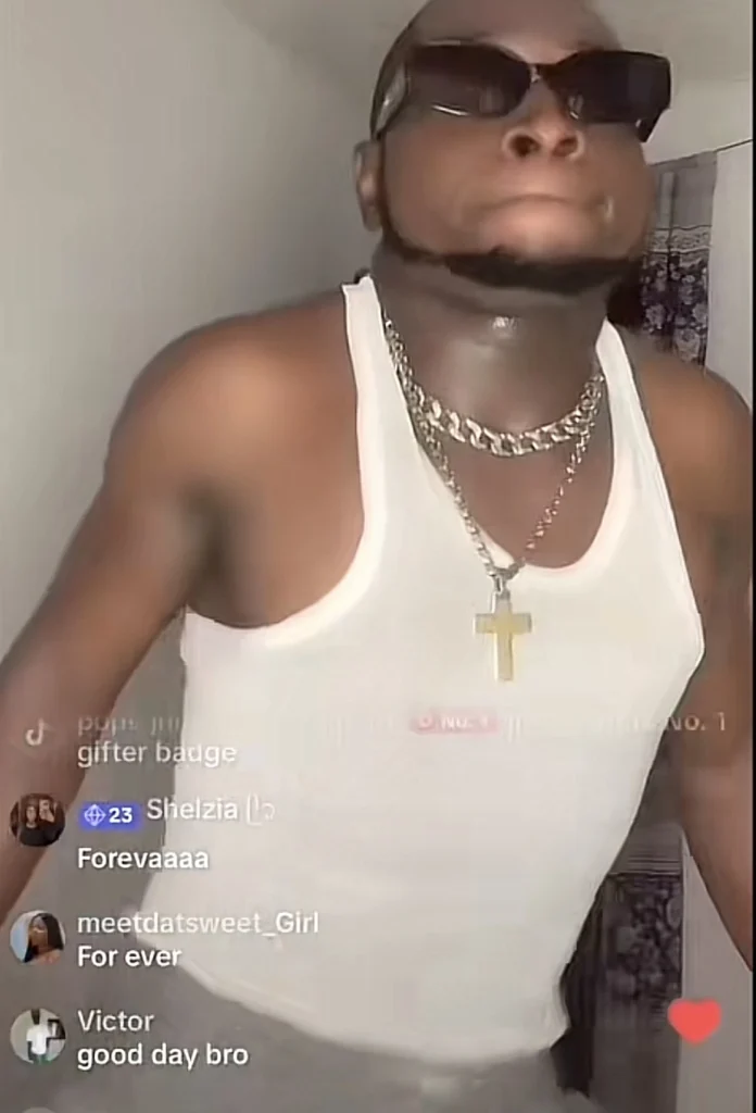 Lady shocked after finding Davido’s lookalike performing on Tiktok live