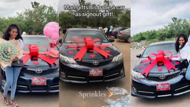 EKSU graduate receives sign-out gift, 'a new car' from boyfriend