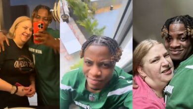 Nigerian man and Caucasian girlfriend raise eyebrows on social media with public display of love