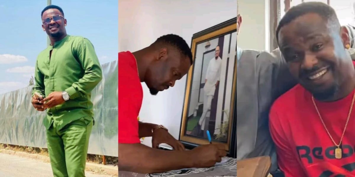 Zubby Michael responds to criticism over red Tshirt at Junior Pope's