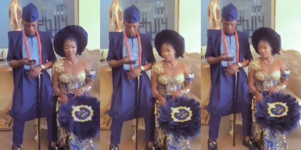 Video of groom fixated on phone during traditional wedding sparks reactions