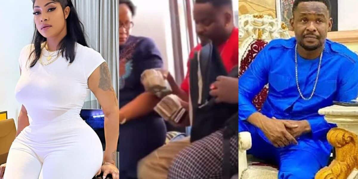 Angela Okorie cash money junior Pope's family