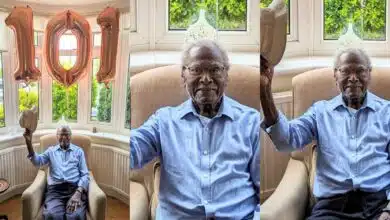 Netizens react as man celebrates agile-looking dad as he turns 101