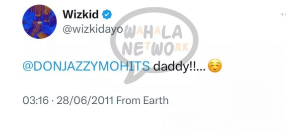 O antigo tweet de Wizkid desejando que Don Jazzy fosse seu pai surge online em meio a polêmica