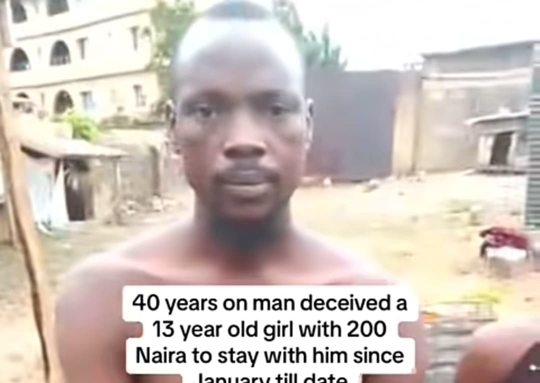 40-year-old Nigerian man allegedly lures 13-year-old girl to his house with ₦200, holds her from Jan to May
