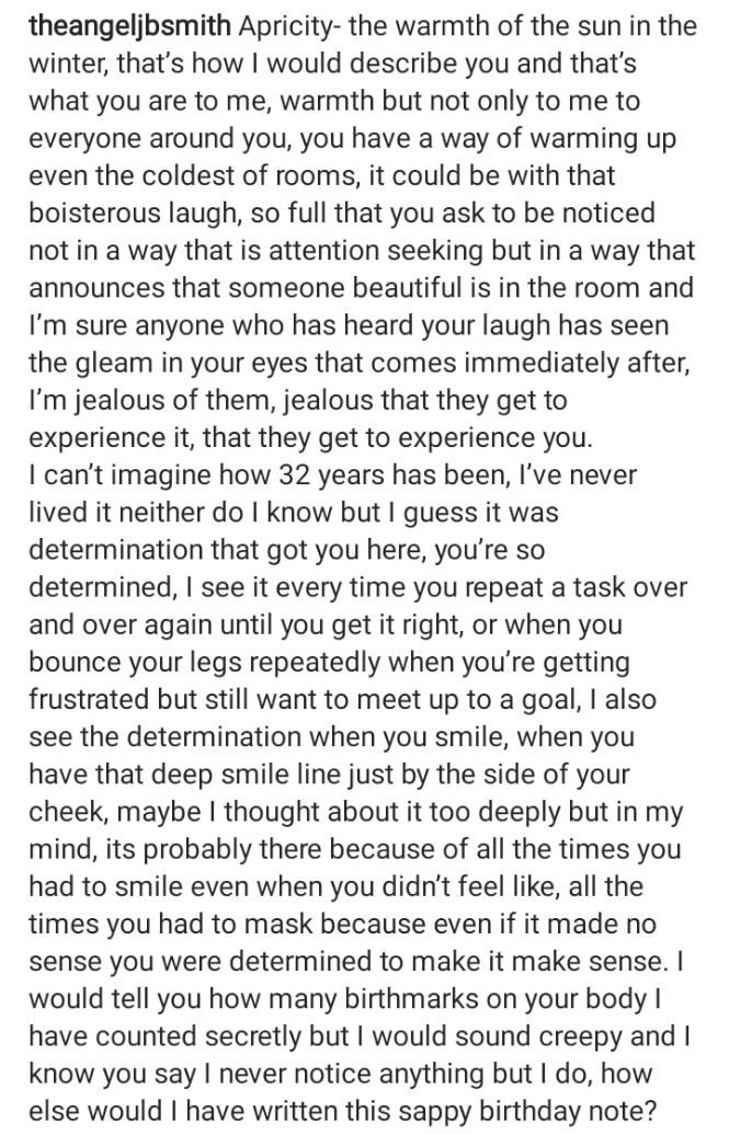 Angel Smith pens sweet note as she celebrates Soma on his birthday