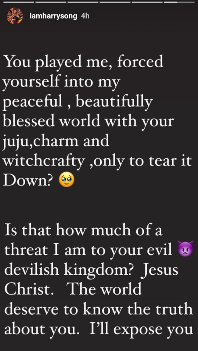Harrysong vows to expose individual who used witchcraft on him