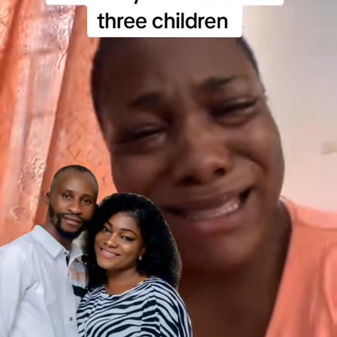 Marriage woman weeps as husband abandon 3 kids, sells house, her car, empties her account and flees