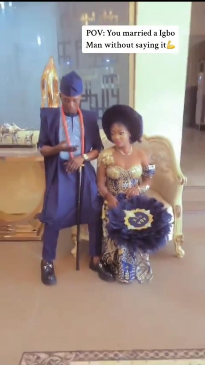 Video of groom fixated on phone during traditional wedding sparks reactions