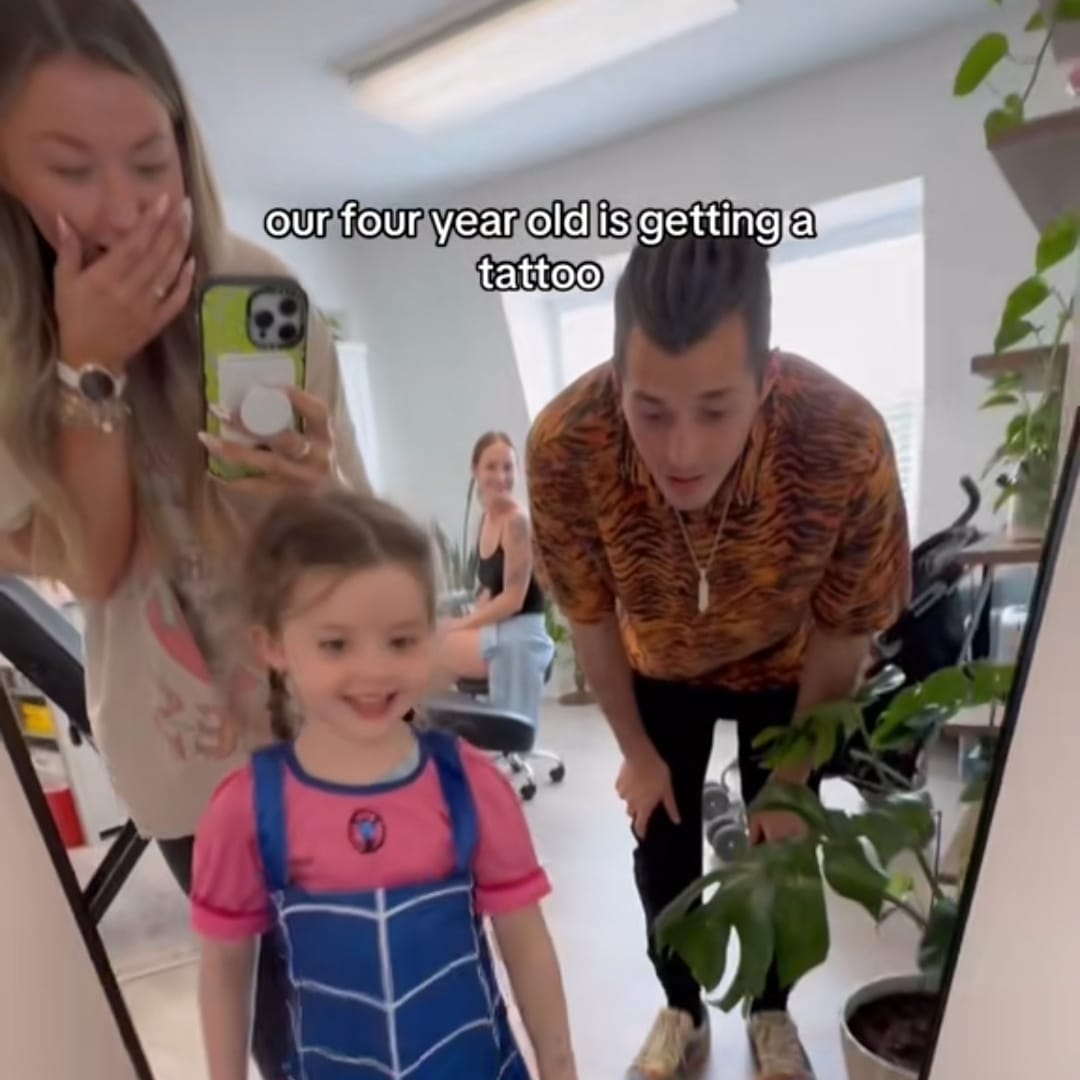 4-year-old girl gets permanent hand tattoo ahead of 5th birthday