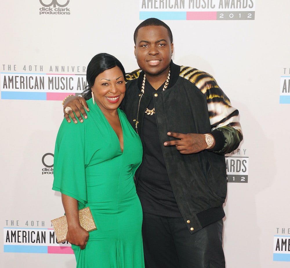 Sean Kingston and his mother 