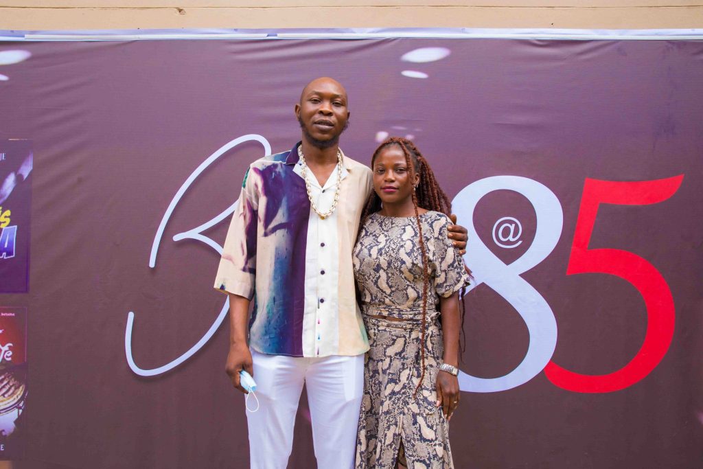 Seun Kuti and his wife, Yetunde
