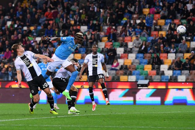 Late drama as Isaac Success cancels Osimhen's goal to rescue point for Udinese