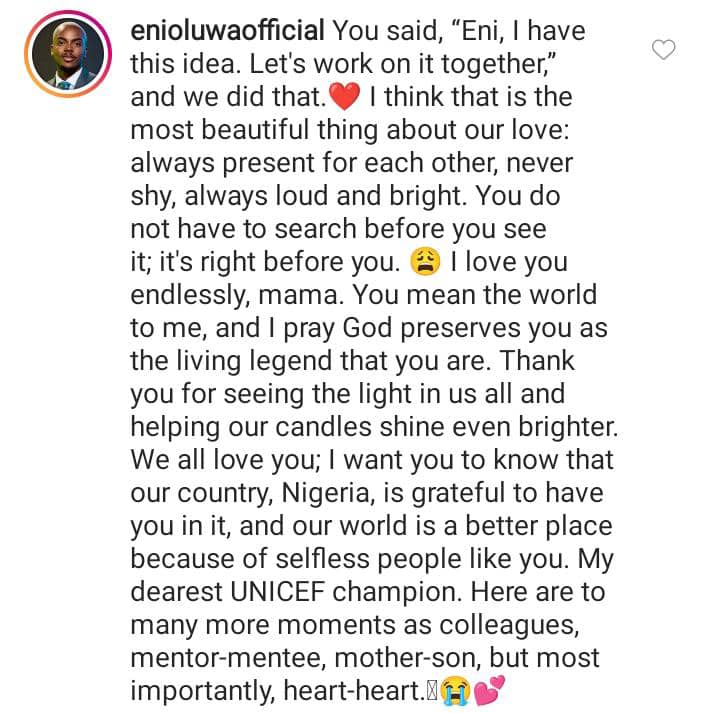 Enioluwa replies Kate Henshaw, expresses deep affection for her