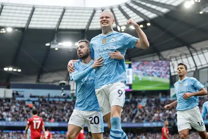 EPL: Haaland nets four as City cruise past Wolves in six-goal thriller