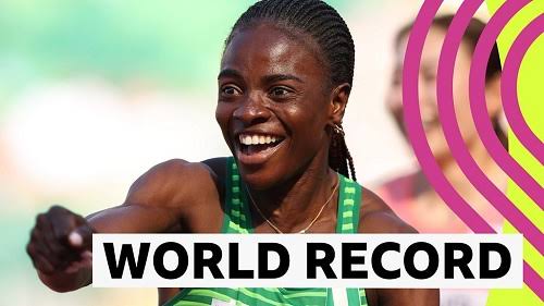 Nigeria's Tobi Amusan defeats world champion, Danielle Williams, becomes world's fastest woman