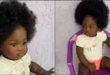 Mother flaunts little girl's full natural hair