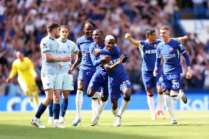 Caicedo's stunning strike seals Chelsea's European return as Blues bid farewell to Silva