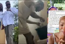 Boyfriend dumps lady for posting a video of him washing her underwear