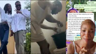 Boyfriend dumps lady for posting a video of him washing her underwear