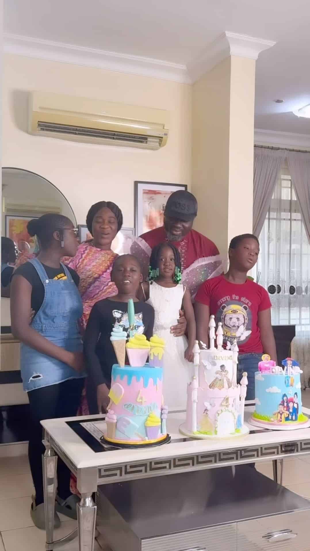 Mercy Johnson joyfully marks daughter's 4th birthday