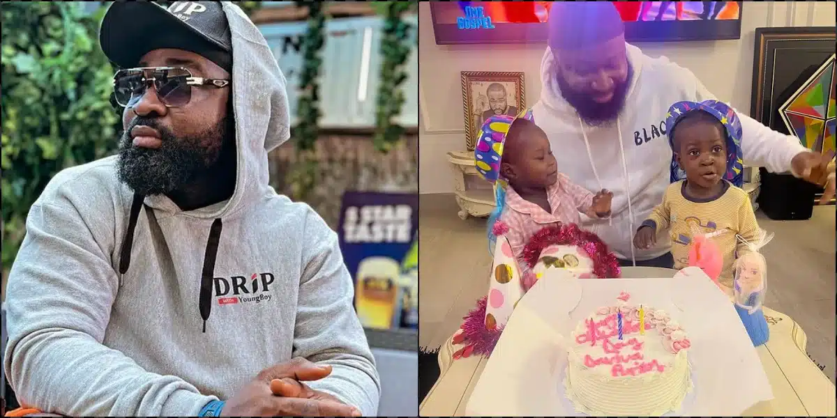 Harrysong celebrates children amid saga with wife, cautions Nigerians