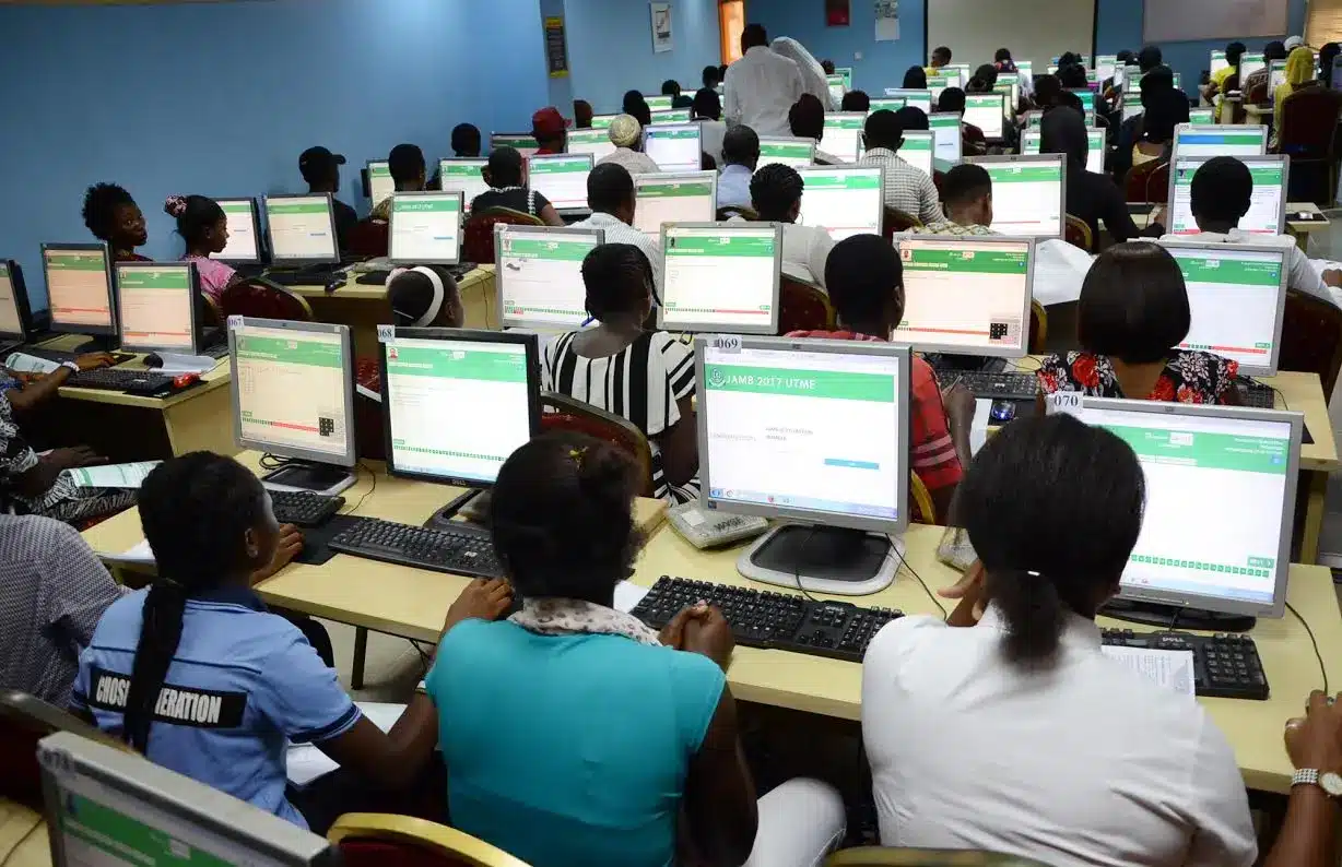 man jamb sister's score result