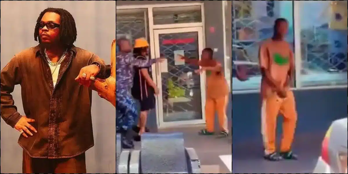Fan embarrassed as Olamide snubs him while hailing singer
