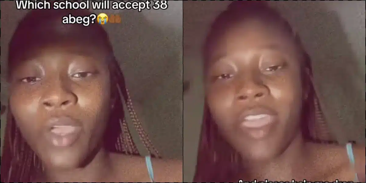 UTME 2024: Student seeks advice on how to tell family about scoring 38