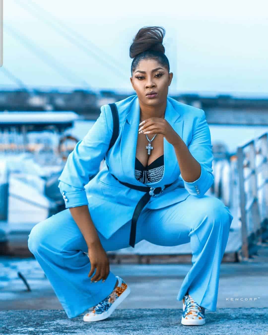 Angela Okorie opens up on reason for her constant attack on Zubby Michael 