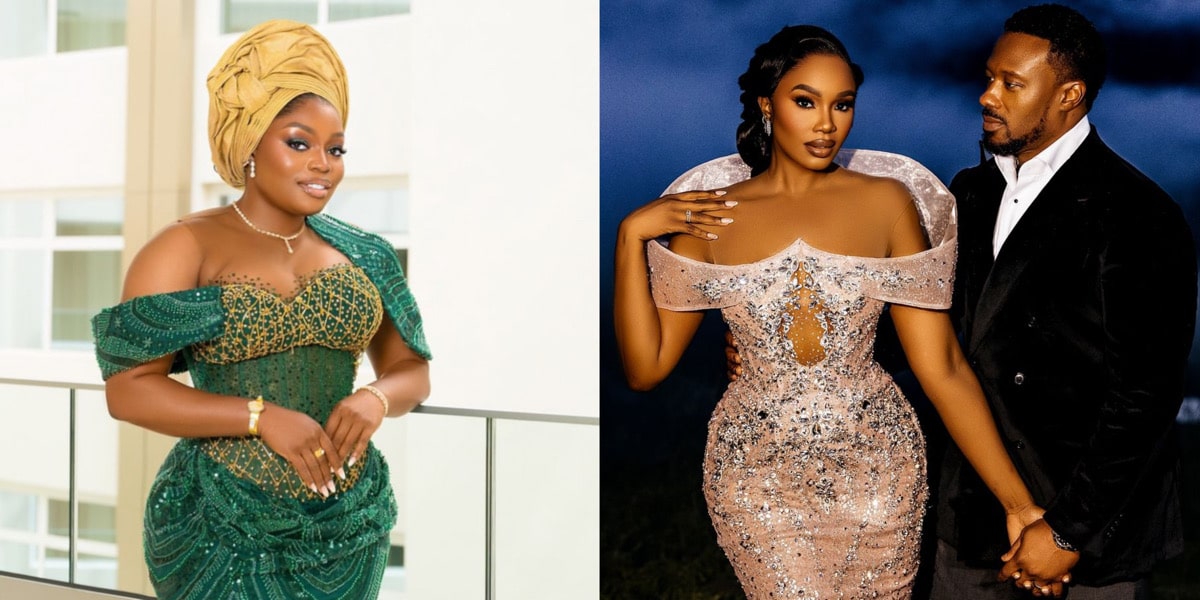 Bisola slams blogger for claiming Sharon Ooja is the 4th wife of her husband