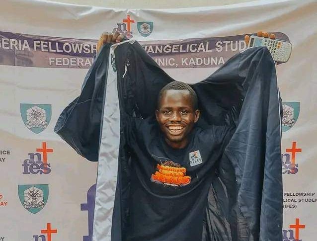 Kaduna polytechnic graduate goes viral for unusual graduation post