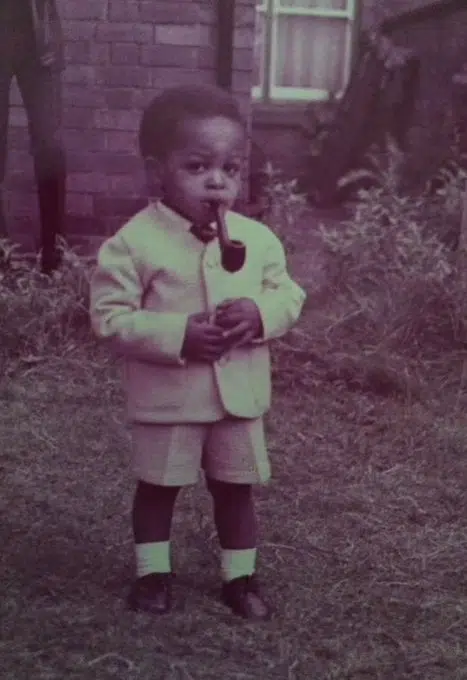 farooq oreagba childhood photo