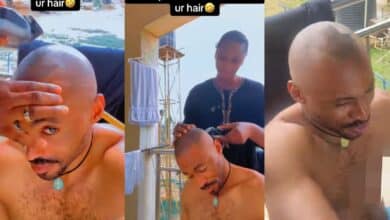 Man shares result after allowing wife give him haircut