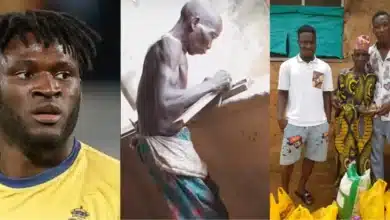 Viral carpenter receives N1.5 million from Victor Boniface