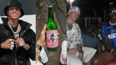 Central Cee starts drinking palm wine after meeting Asake