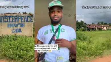 Nigerian youth corps member expresses disappointment over state of his PPA