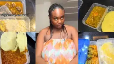 Nigerian lady's weekly menu for her gateman goes viral, attracts job applications