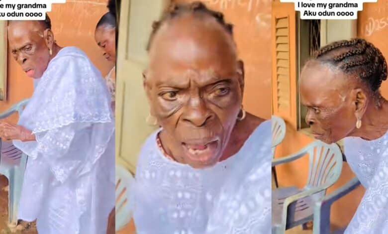 Nigerian lady breaks the internet, flaunts her beautiful 165-year-old grandmother