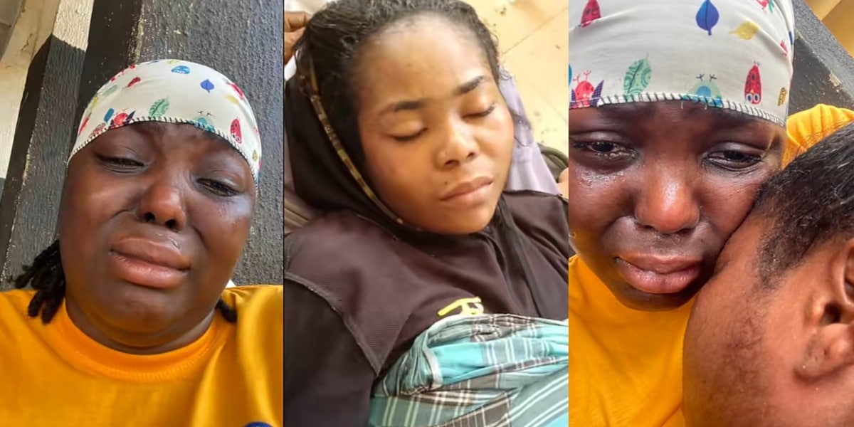 Nigerian lady cries as sister passes away, comes back to life hours later