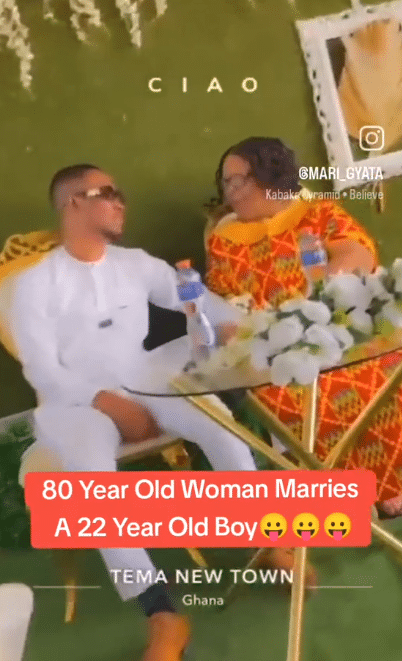 80-year-old woman marries 22-year-old boyfriend