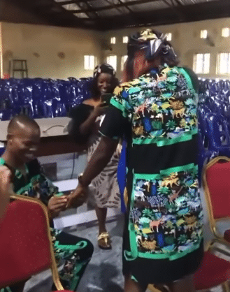 man marriage proposal church