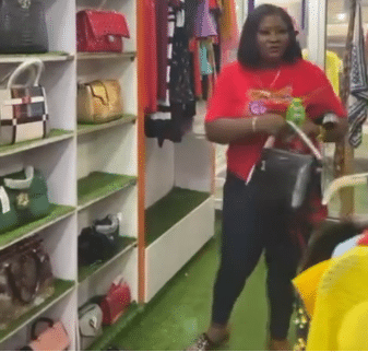 businesswoman shop salesgirl