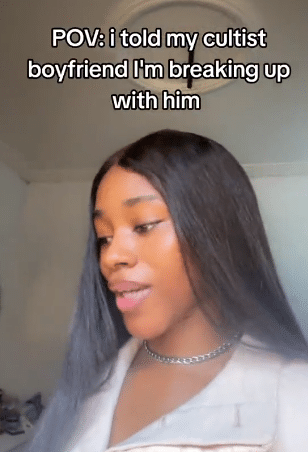 Lady leaks voice note her 'cultist boyfriend' sent to her after she tries to break up with him