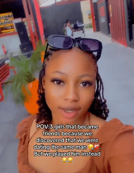 3 Nigerian ladies discover they are dating the same man, become friends to teach him lesson