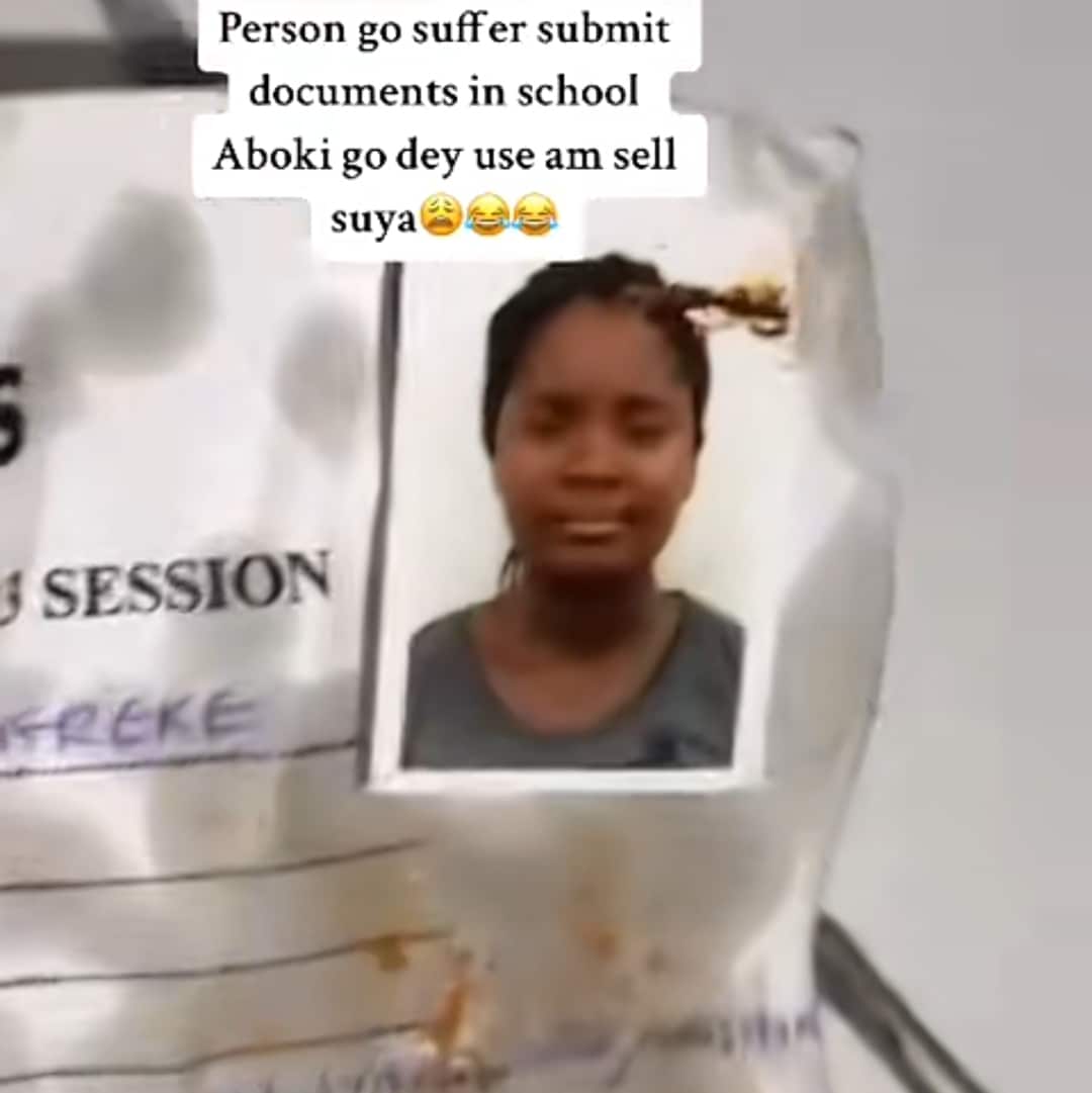Aboki sells suya with the passport and documents of a new student of University of Lagos, UNILAG 