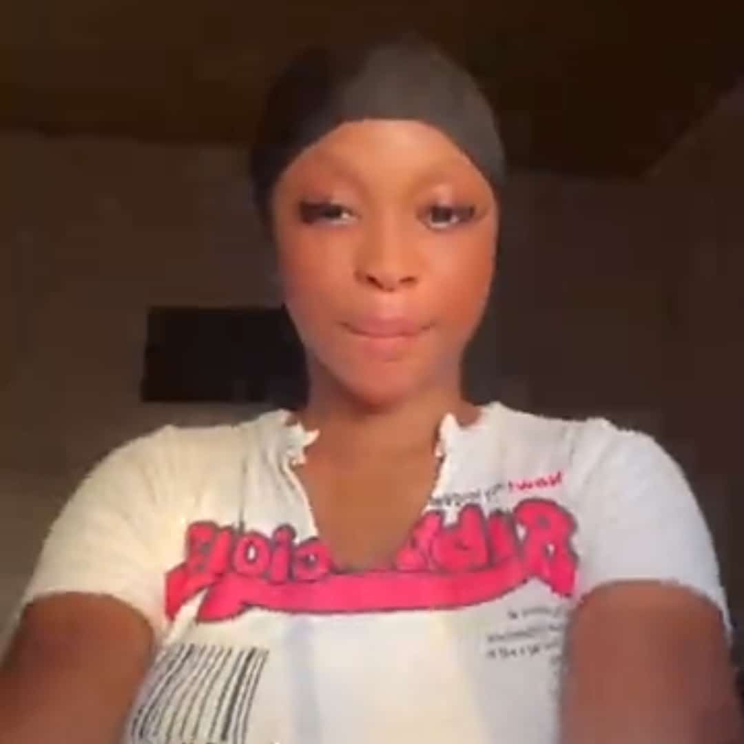 Nigerian lady goes viral as she flaunts state of her hair before vs. after visiting her boyfriend's house