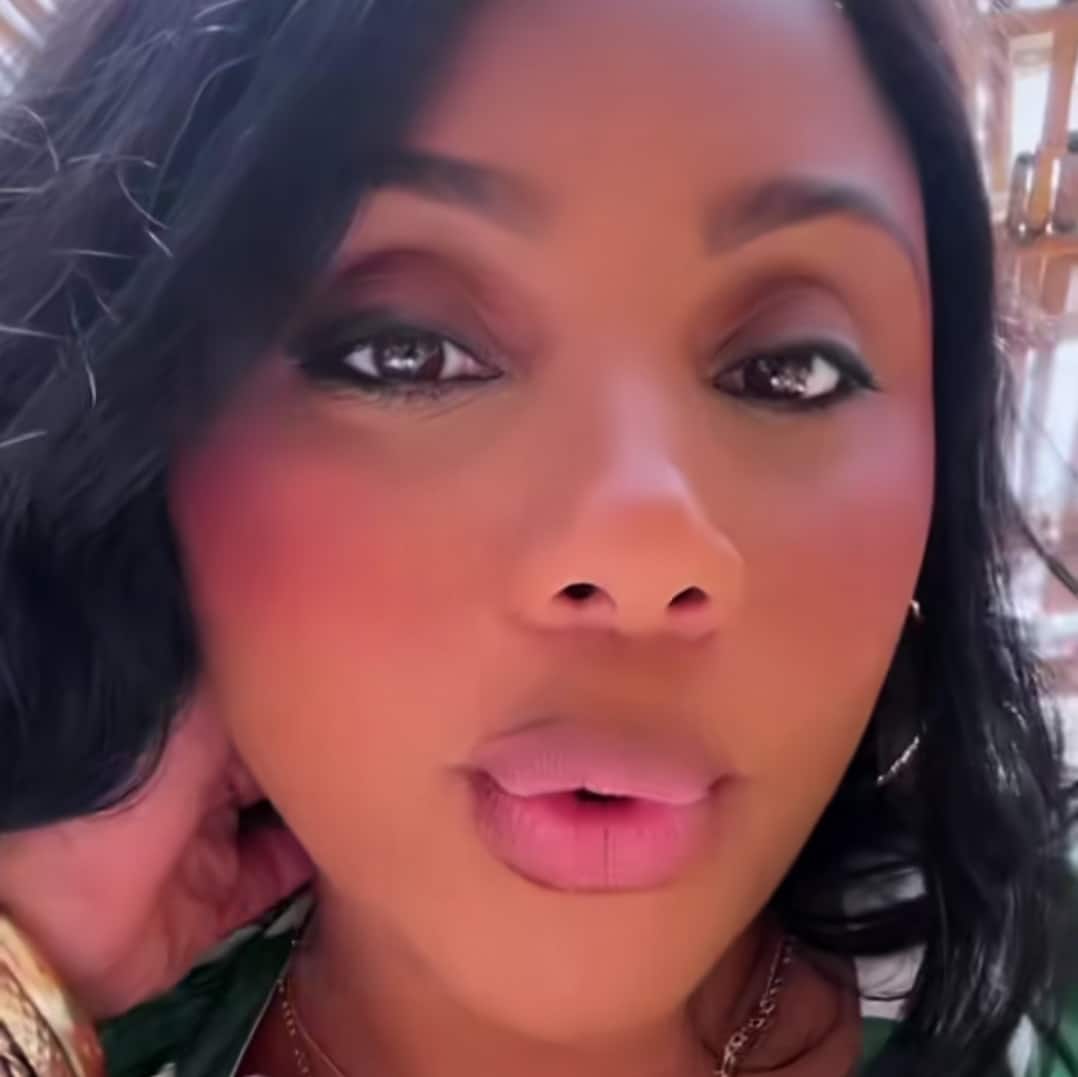 Beautiful african woman expresses shock as husband dances for free drink instead of buying at restaurant